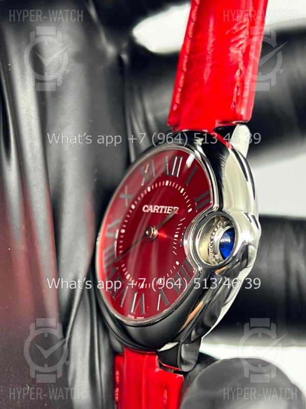 Фото 6 - Cartier Ballon Bleu de Cartier 33mm Red