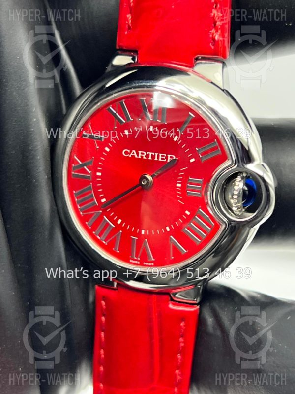 Фото 7 - Cartier Ballon Bleu de Cartier 33mm Red