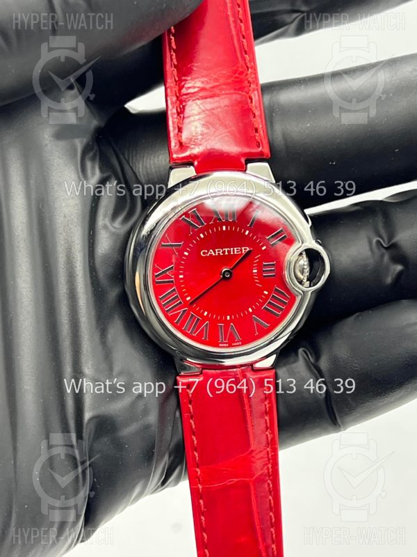 Фото 9 - Cartier Ballon Bleu de Cartier 33mm Red