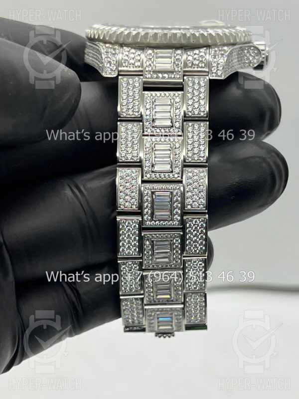 Фото 14 - Rolex GMT Master II 40mm 116710 Full Diamond Steel