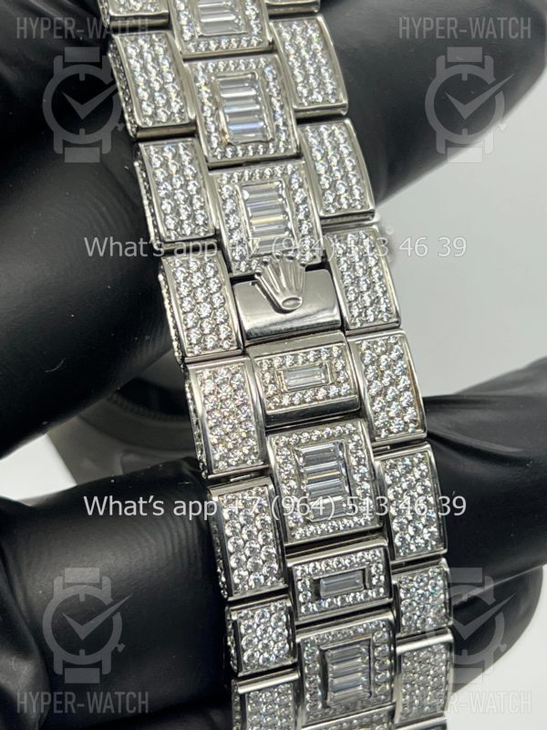 Фото 23 - Rolex GMT Master II 40mm 116710 Full Diamond Steel