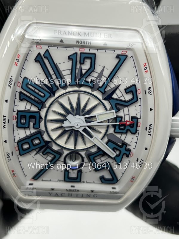 Фото 8 - Franck Muller Vanguard Yachting V 45 SC DT White