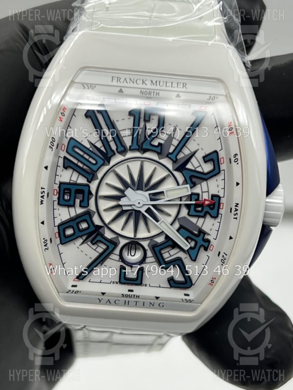 Фото 12 - Franck Muller Vanguard Yachting V 45 SC DT White