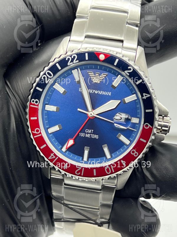 Фото 5 - Emporio Armani GMT 42mm AR11590 Art 8366