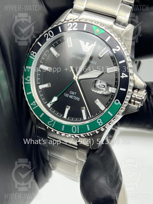 Фото 5 - Emporio Armani GMT 42mm AR11589 Art 8367