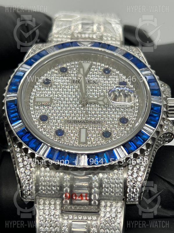 Фото 5 - Rolex Submariner 40mm Diamond Blue Steel