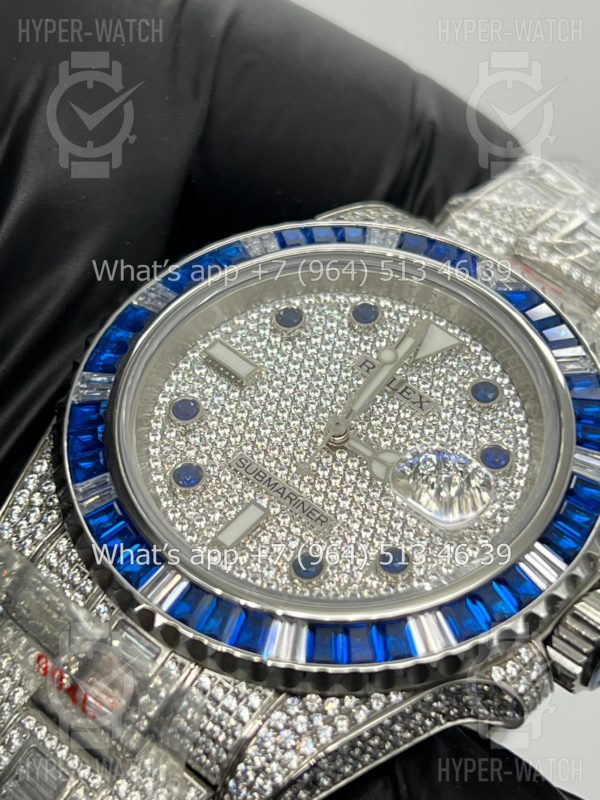 Фото 7 - Rolex Submariner 40mm Diamond Blue Steel