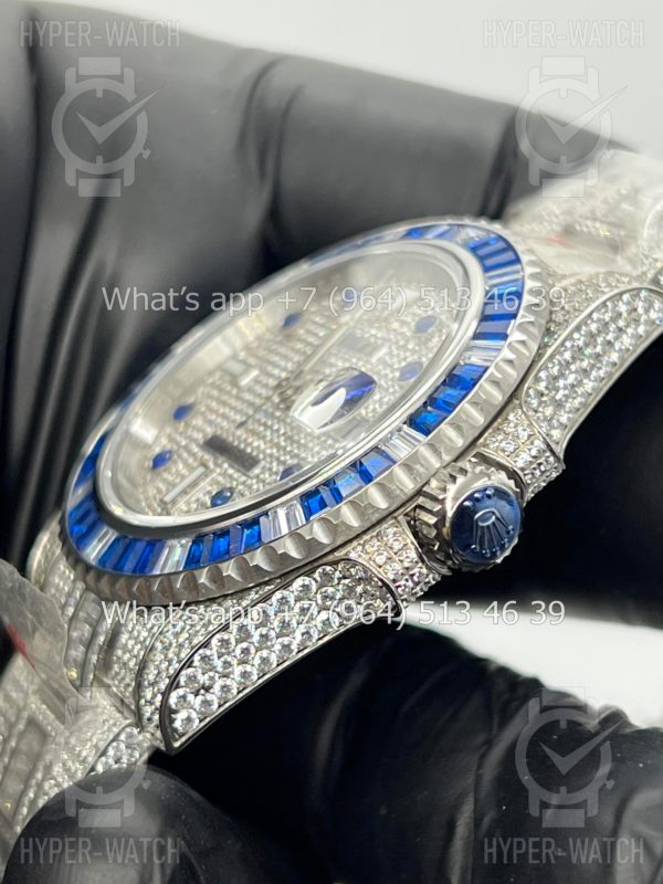 Фото 8 - Rolex Submariner 40mm Diamond Blue Steel